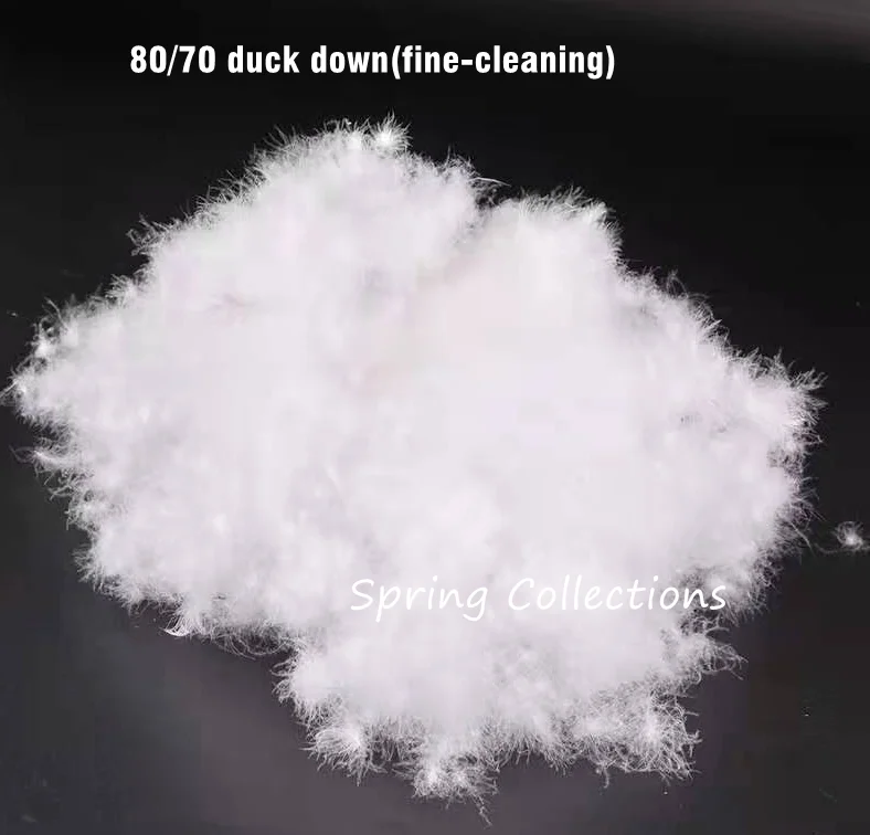 300g/lot 80/70 Fine Cleaning pure large white duck down,DIY down pillow core coat down bulk duck high cleanliness bulk