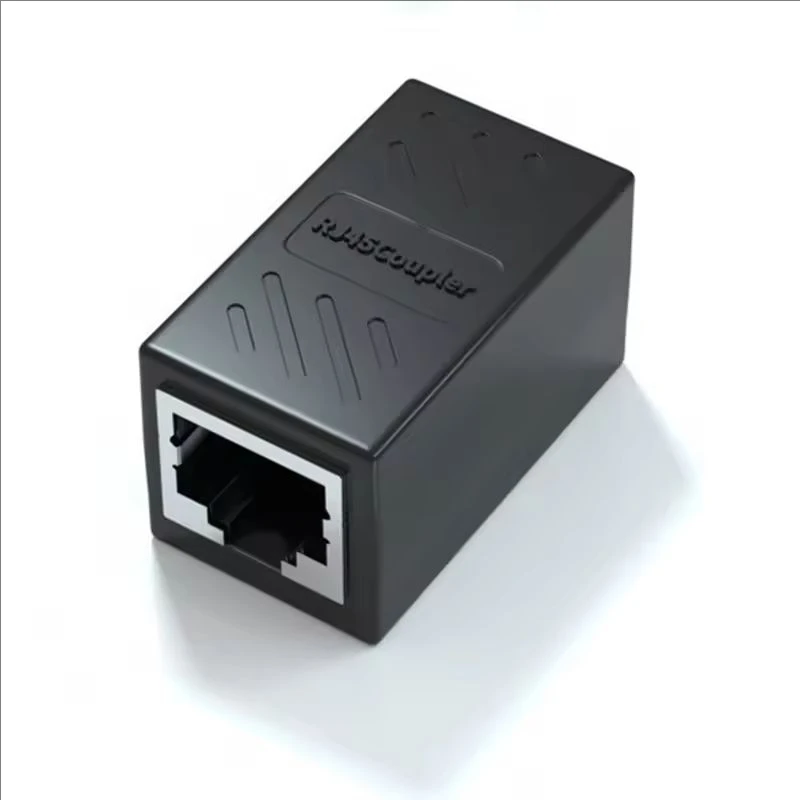 Ethernet LAN Splitter Connector Adapter, RJ45 Female to Female Coupler, CAT5/CAT6 Socket