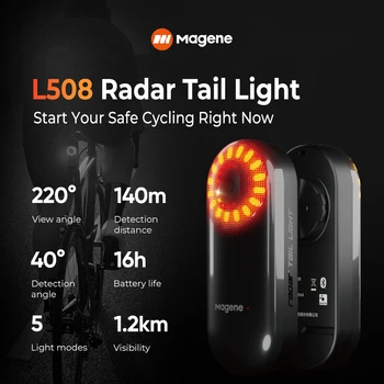 Magene L508 Radar Bike Tail Light with Brake Sensing 1