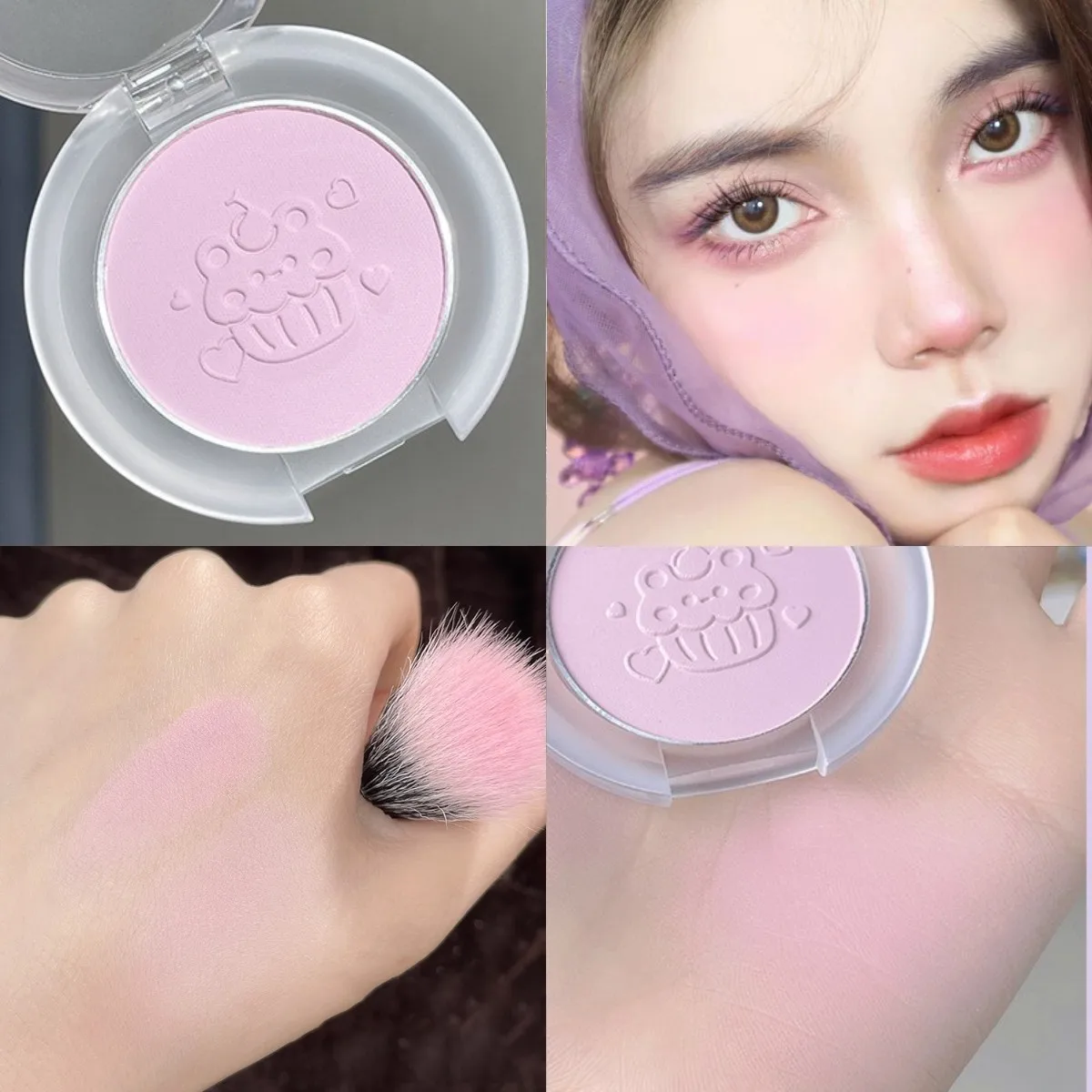 Palette Blush Matte Powder Blusher Cosmetic for Girls powder blusher blush powder facial blusher