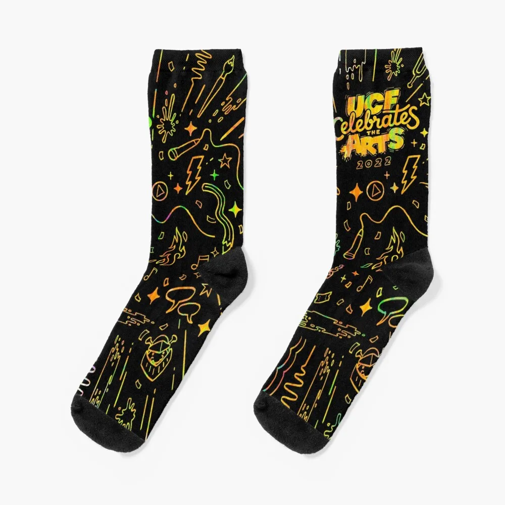 UCF Celebrates the Arts 2022 Socks non-slip soccer stockings socks Men's winter thermal socks Socks Girl Men's arts