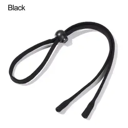 Waterproof Adjustable Eyeglass and Sunglasses Neck Strap with Secure Holder (Nylon black)