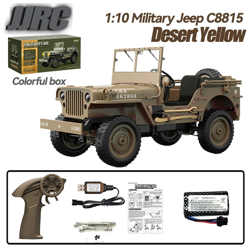 C8815 1/10 ウィリス ジープ 2.4G ラジコンカー 1941 4WD RTR