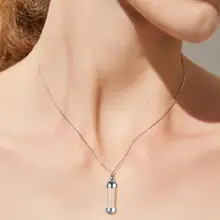 

40%HOTUnisex Glass Pendant Openable Highly Polished Accessories Simple Necklace Pendant for Jewelry Making