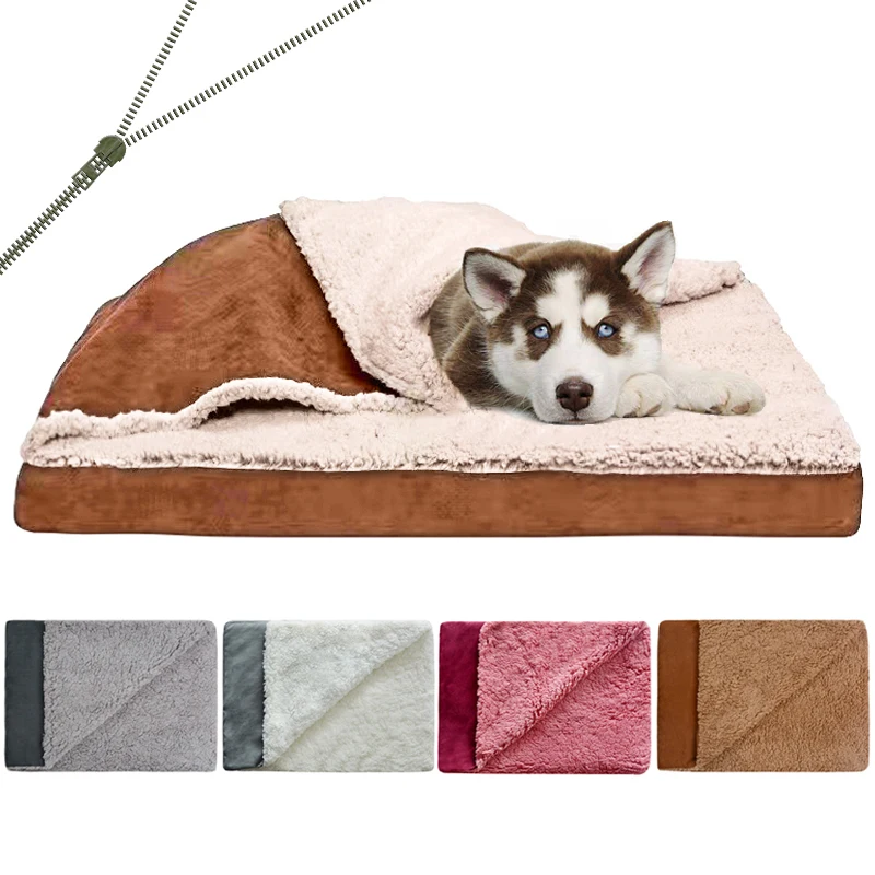 Sponge Pet Sleeping Bag Bed Kennel Cat Nest Rabbit Bed Middle Big