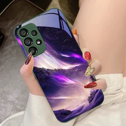 Brilliant Starry Sky Tempered Glass Phone Case - Galaxy S30Ultra (JSCLL - BB240080115)