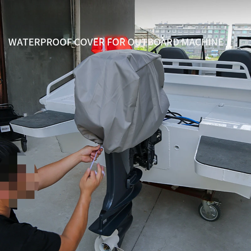 Waterproof Thick Sun Protective Cover Outboard Motor Boat Engine Propeller Boat Cover for 60-250HP