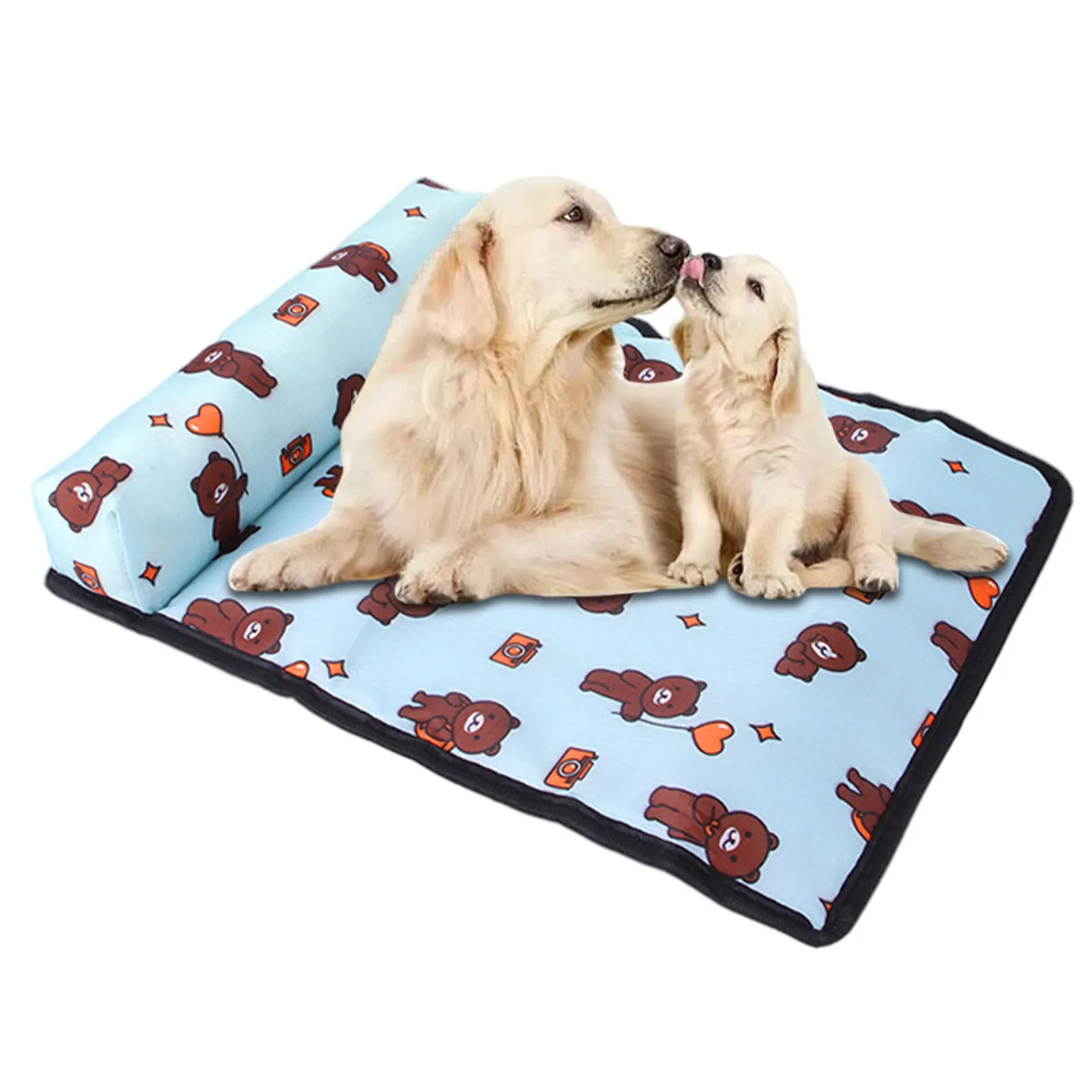 

Cooling Mat For Dogs Self Cooling Cats Dogs Cooling Pad Summer Cool Bed Self-Cooling Ice Pad For Summer Pets Medium And Small