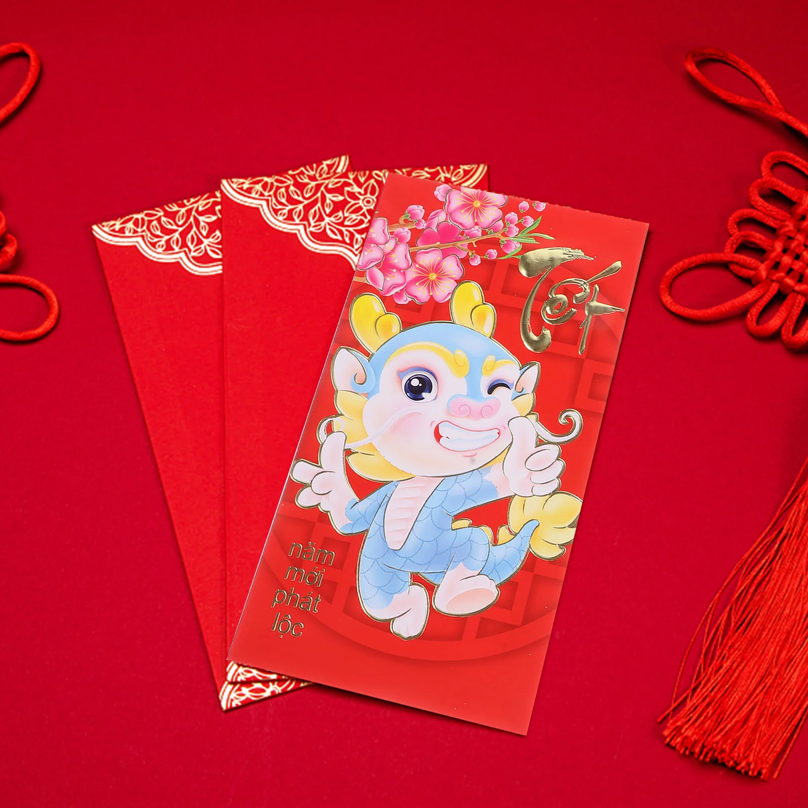 

36 шт. кошельки, вьетнамский красный конверт, мультяшный бумажный пакет, свадебные карманы, деньги на удачу Bag, конверты с драконом