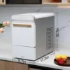 V2.0 Countertop Ice Maker | Self-Cleaning Pellet Ice Machine | Open and Pour Water Refill | Stainless Steel Housing | Fit 5