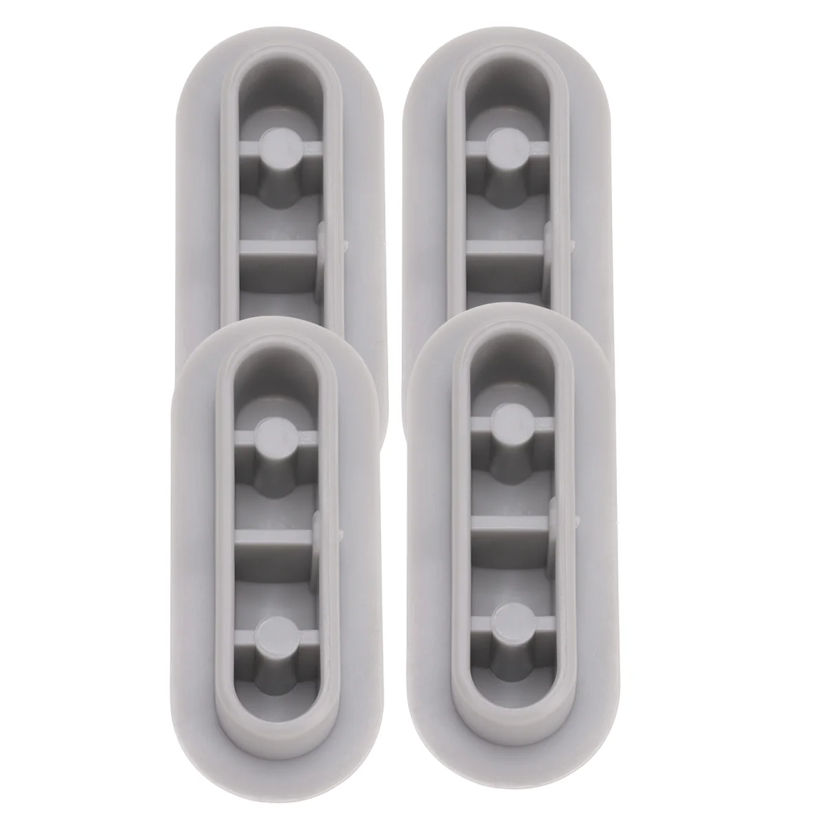 

4pcs Antislip Gasket Toilet Seat Bumper Bathroom Products Lifter Kit Increase The Height Toilet Seat Cushioning Pads (Grey)