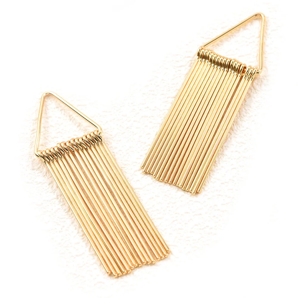 

WZNB 10Pcs Geometry Triangular Alloy Charms Pendant for Jewelry Making Handmade Earrings Bracelet Necklace Diy Accessories