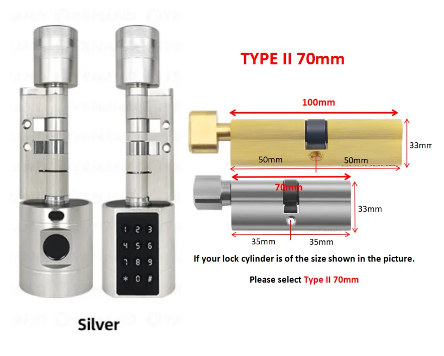 Silver Type II 70mm