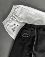 Pantalon de jogging Y2k pour hommes, Streetwear brodé rose, Long, vêtements Cargo, pantalon de Police décontracté, américain Harajuku 3
