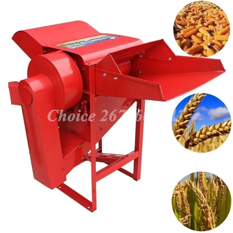 Electric Bean Threshing Machine Wheat Thresher Harvest Machine Corn Machine Paddy Wheat Machine Grain Thresher