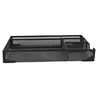 5 Grids Metal Mesh Drawer Organizer Tray Multipurpose Space Saving Desk Organizer Storage Basket for Home Study Room 4