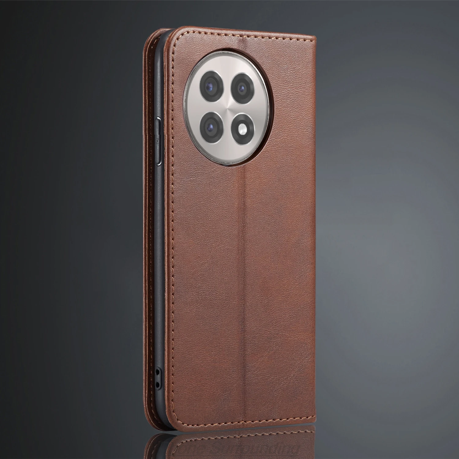 Oneplus 13R / 1 + 13R 플립 케이스 카드 홀더 홀스터 마그네틱 어트랙션 커버 지갑 케이스 Capa Fundas Coque 용 가죽 케이스