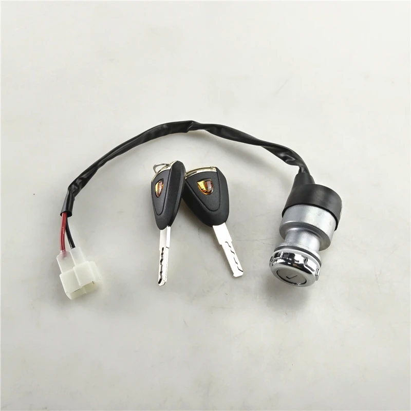 For EV and gas golf cart start power lock Universal electric four-wheeler key ignition switch 2 line 0.97in