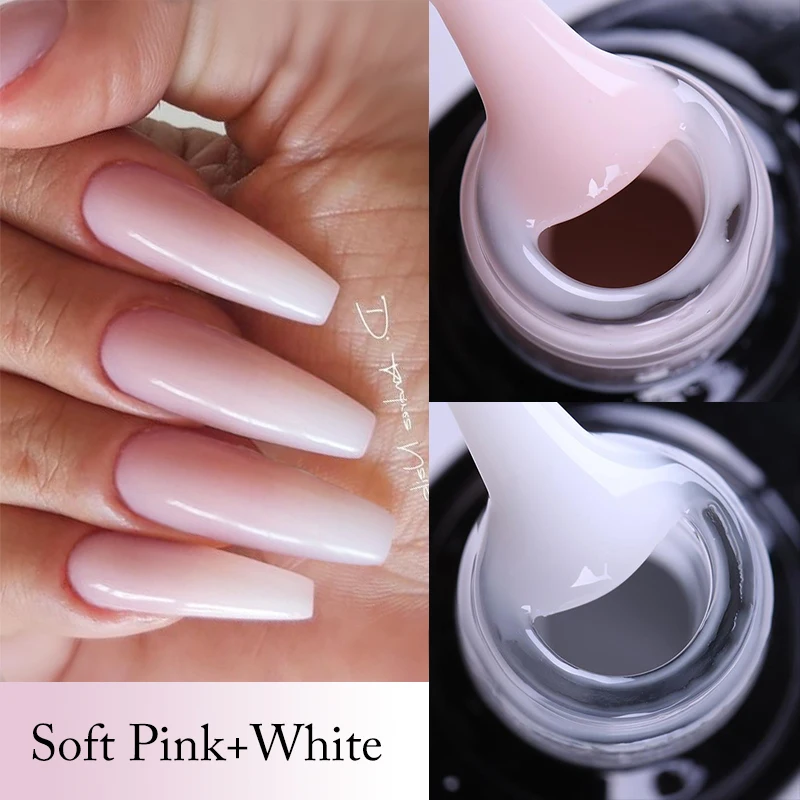 UR SUGAR White Pink Nude Extension Gel Semi Permanent Acrylic Extension Nail Art Hybrid Varnish UV Led Hard Gel Nail Polish Hot