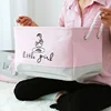 Baby Toys Storage Basket Gift Basket Foldable Canvas Fabric Laundry Basket for Clothes Books Home Organization Room Decor 3