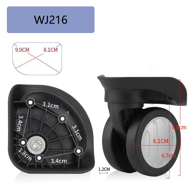 Luggage Suitcase Delsey Replacement Spinner Wheels For