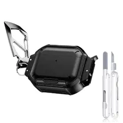 Durable Waterproof Protective Case with Lock & Carabiner (Black)