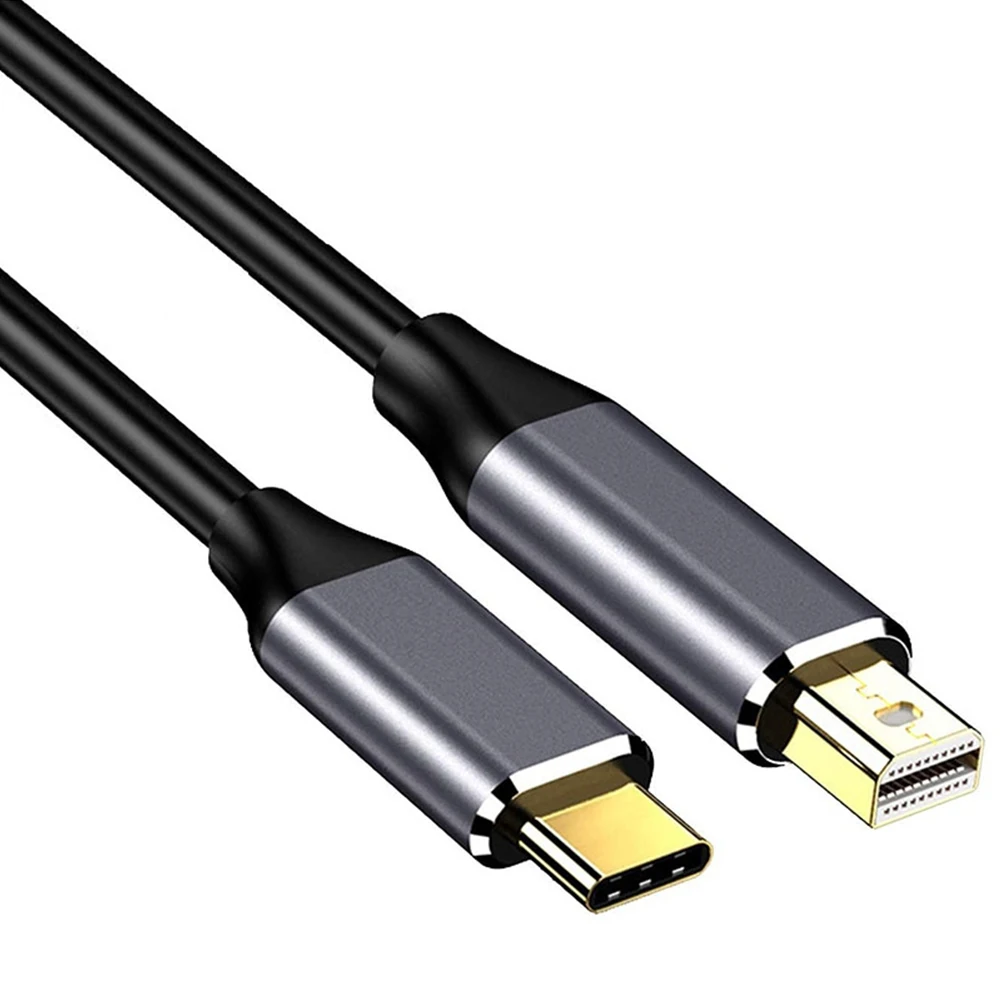 USB C-미니 디스플레이 포트 케이블, USB-C-미니 DP 변환기 케이블, 노트북 및 태블릿에서 미니 DP 모니터로 USB-C, 4K, 60Hz