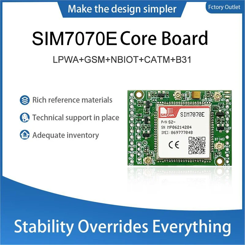 

Материнская плата SIMcom SIM7070E NBIOT CATM LPWA, 1 шт.