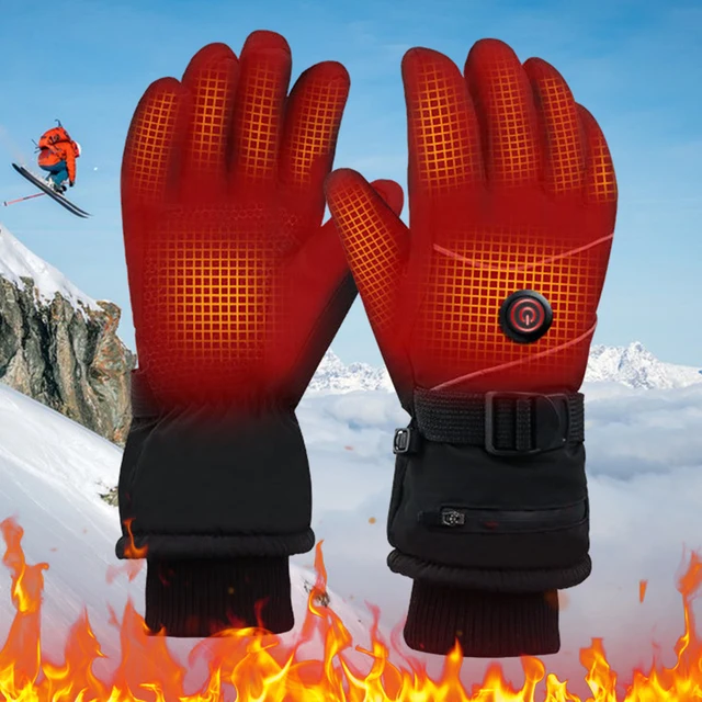 Rechargeable Heated Winter Ski Gloves 3
