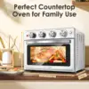 Geek Chef Air Fryer Toaster Oven, 7-In-1 Toaster Oven Countertop with Toast, Bake, Air Fry, Broil Convection Function 3