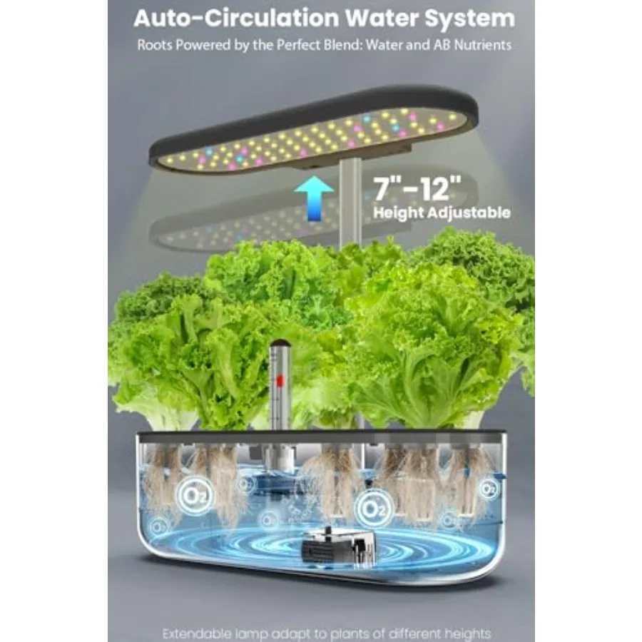 Indoor Hydroponics System Kit