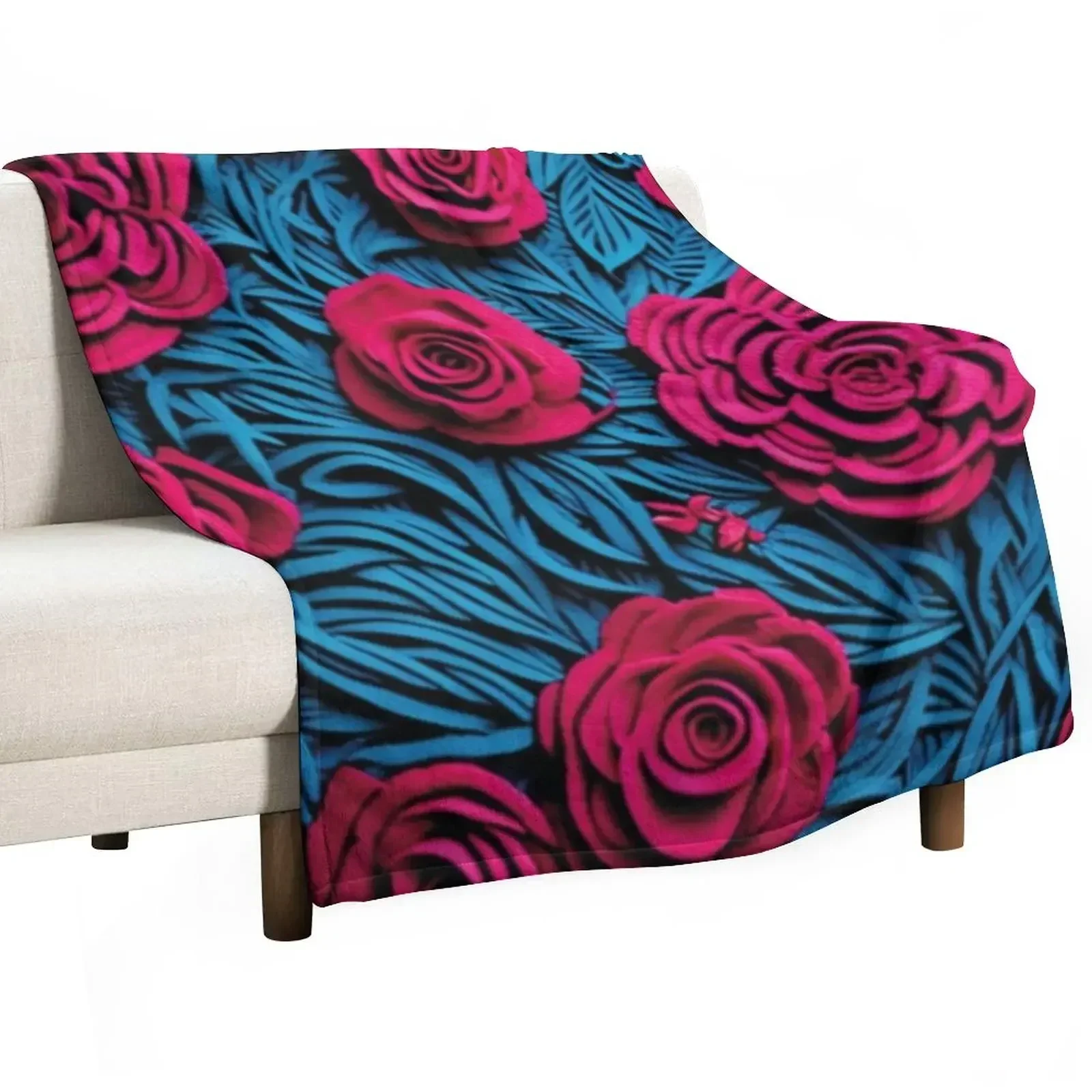 

Desenho crochê flores e filhas Throw Blanket Extra Large Throw Sofa Throw Fashion Sofas Blankets