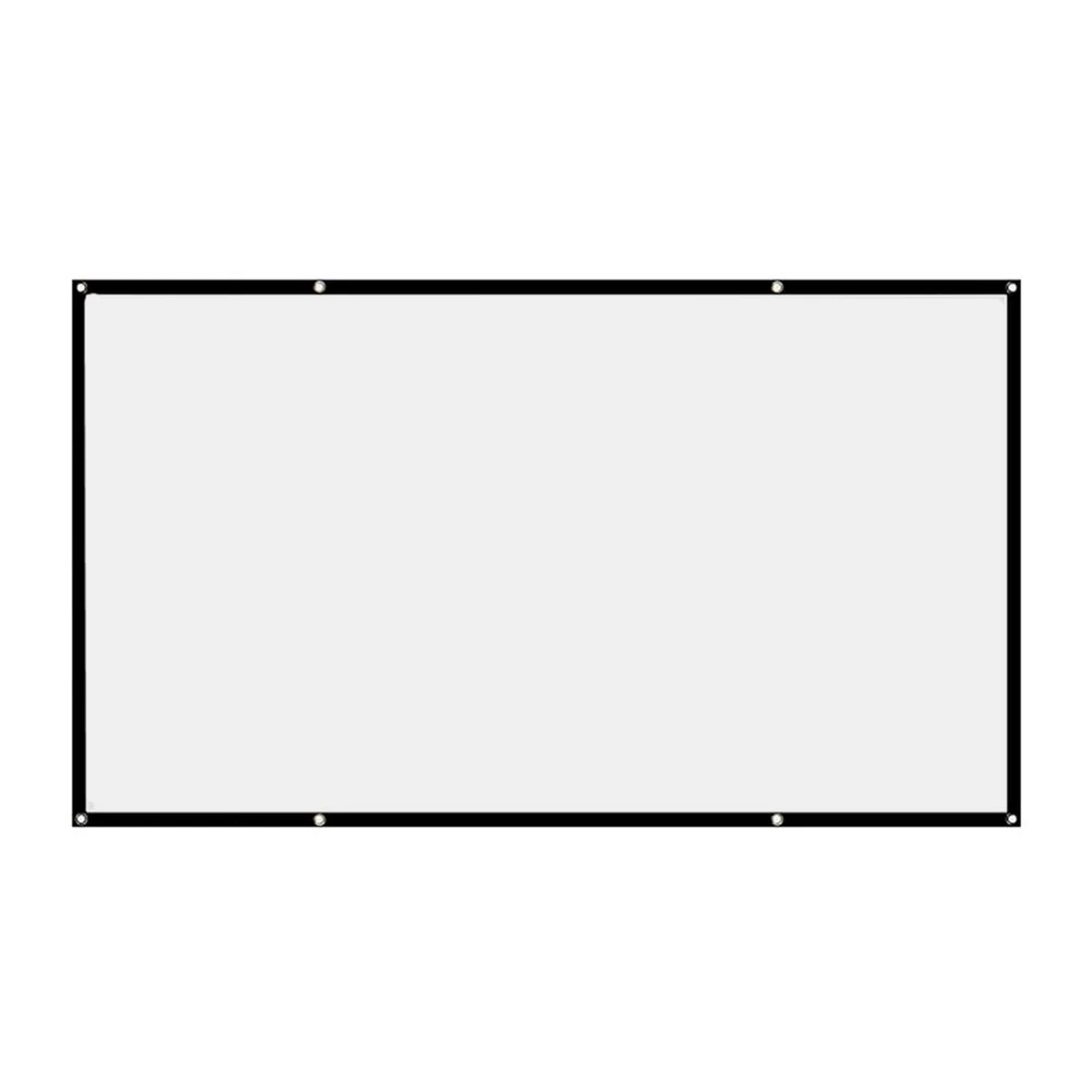 60 72 84 100 120 150 inch Projector Curtain 16:9 Home Office KTV Display Screen