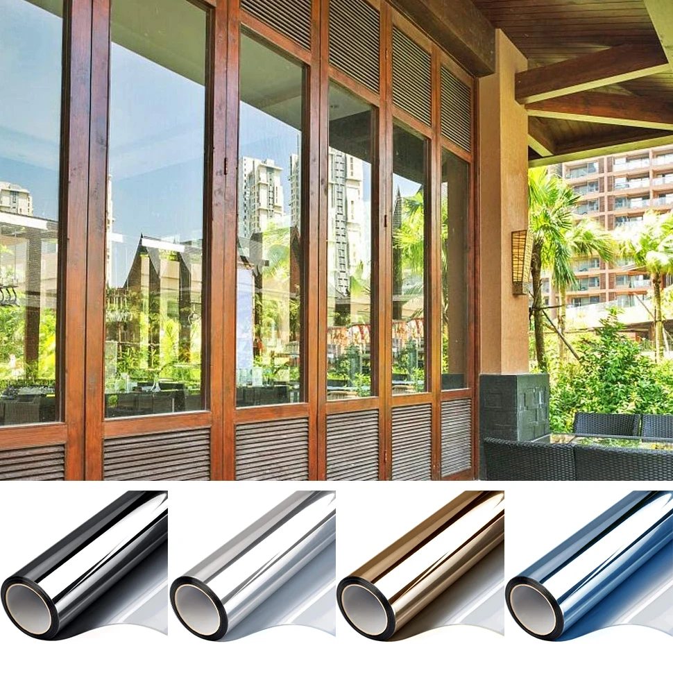 Mirror Window Privacy Film Adhesive Film Vinyl for Glass Windows