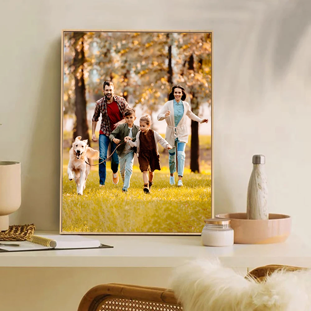 Dropshipping Custom Spray Printing on Canvas Painting Personalized Photo Print Posters Artwork Gift for Home Decoration Pictures