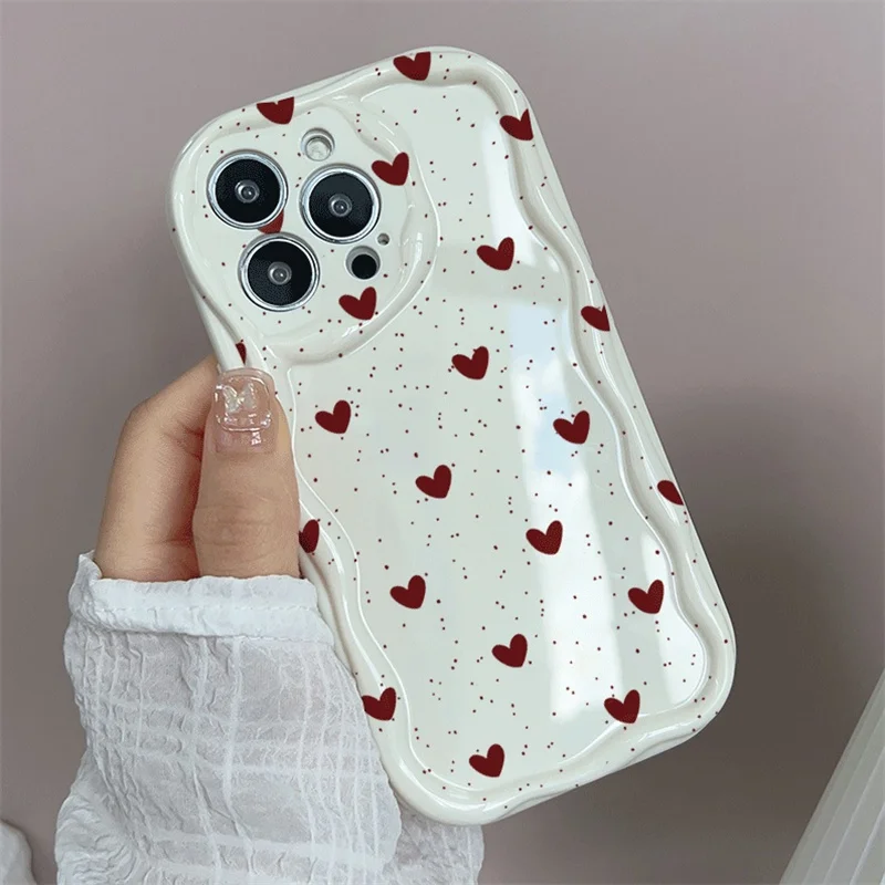 Gradient Love Heart Phone Case