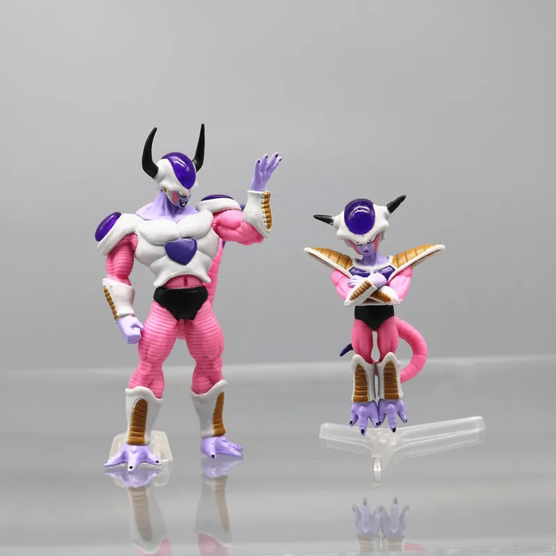 8 개/대 드래곤 볼 Z Frieza 그림 냉동고 세 번째 양식 입상 PVC 액션 피규어 컬렉션 모델 장난감 선물