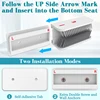 1/2/3PCS Silicone Shower Hair Catcher Wall Mounted Hair Stopper Hair Collector For Sink Bathtub Bathroom Accessories Reusable 4