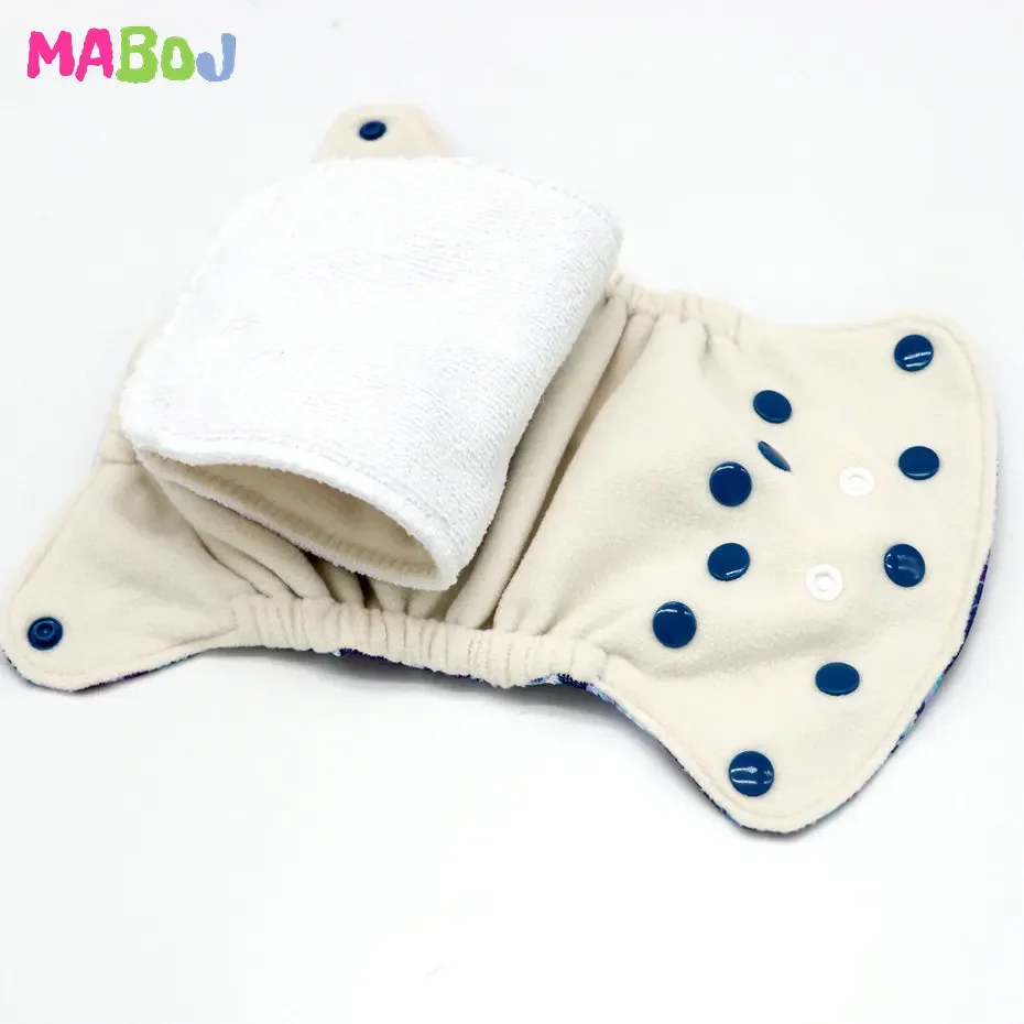 Pannolino AIO per Neonati, Impermeabile e Traspirante in TPU, per 0-3 Mesi, Tutto in Uno, 3-5 KG - immagine 3