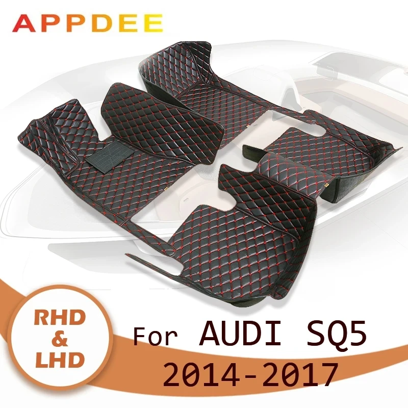 

Автомобильные напольные коврики APPDEE для AUDI SQ5 2014 2015 2016 2017, индивидуальные автомобильные накладки для ног, чехол