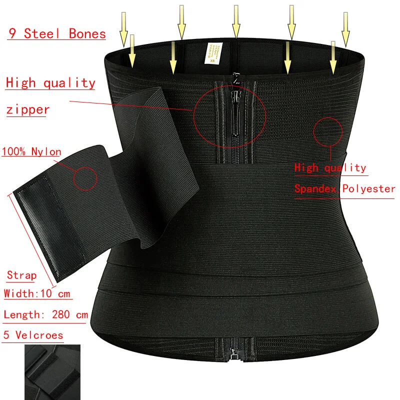 Women Belly Band Corset Girdle Waist Trainer