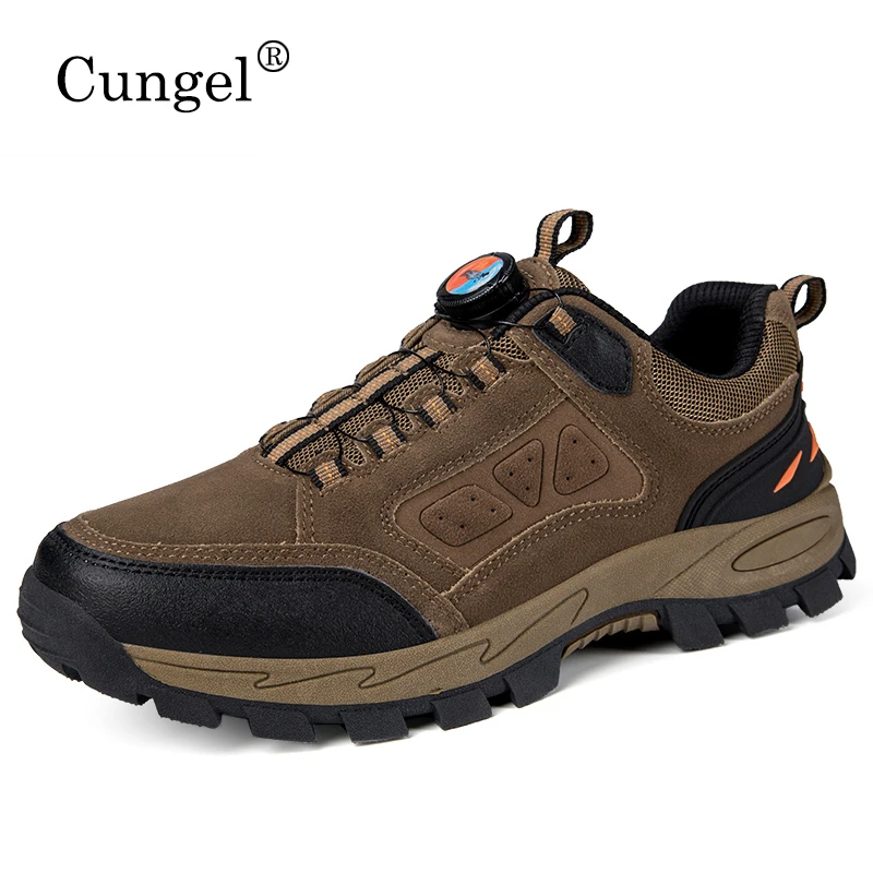 

Hiking Shoes Men Mountain Climbing Shoes Outdoor Sneakers Top Quality Tourism Jogging Trekking Sneakers Non-slip Classics Comfy