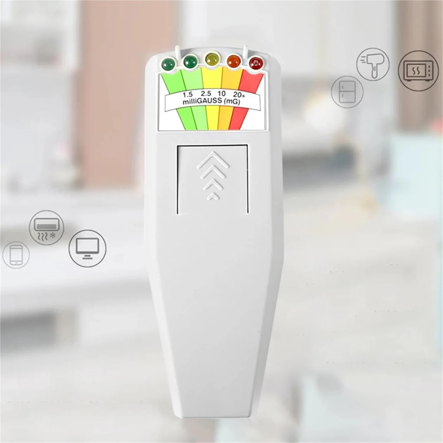 휴대용 K2 EMF 감지기 5색 LED 표시등 가정용 전자기파 방사선 테스터 유령 탐사용