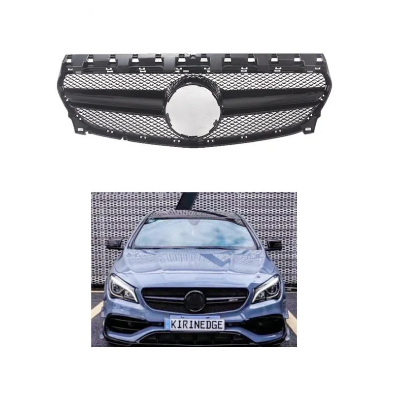 

Automotive Parts AMG Style Hood Grille For 2014-2019 Mercedes Benz W117 CLA Upgrade CLA45 Radiator Grille