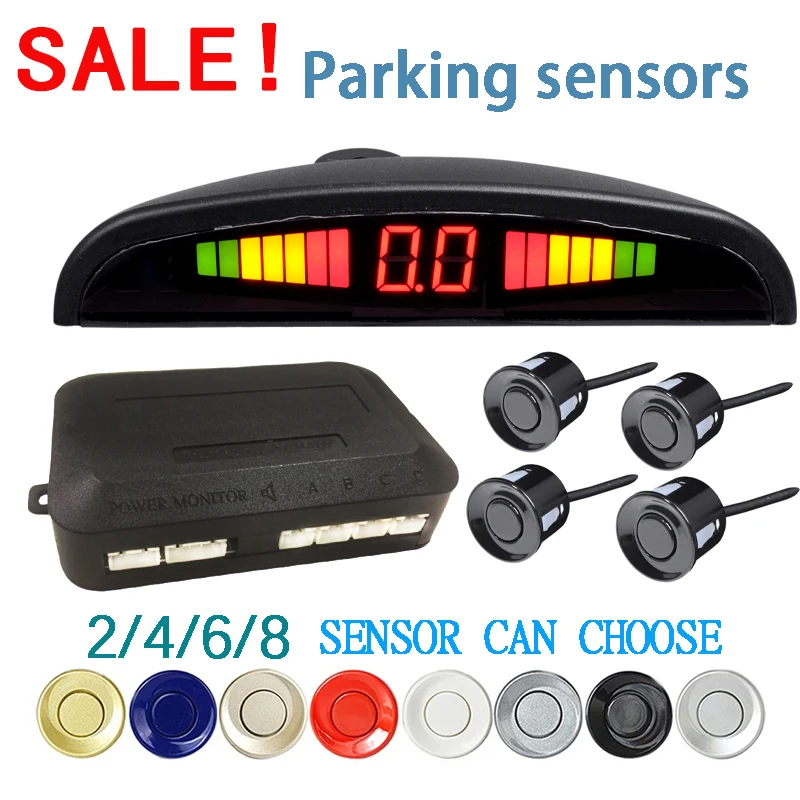Hot Sell Car Parking Sensor Kit Universal Wireless Aid With 4 Distance