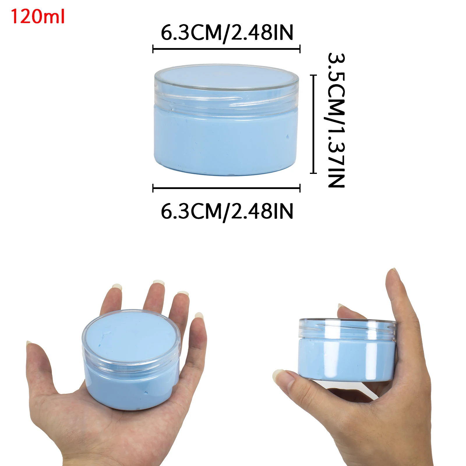 120ml Fluffy Butter Slime Kit Super Soft Non-Sticky Polymer Clay Supplies Light Soft Cotton Plasticine for Slime Party gifts 3