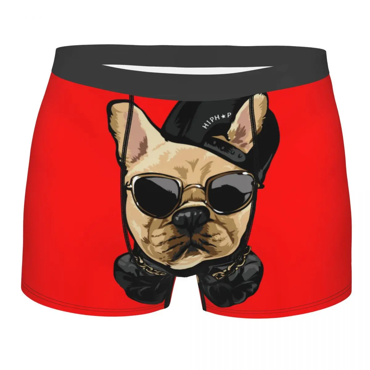 

Cute Pets Bulldog Man's Underwear Highly Breathable High Quality Gift Idea