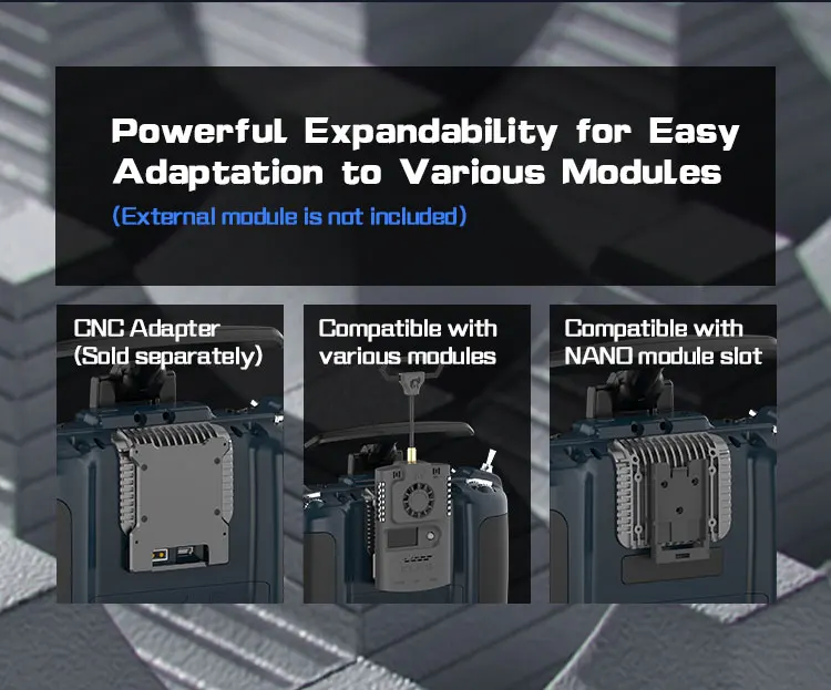 Jumper T20 T20S Transmitter, PowerfuL Expandability for Easy Adaptation to Various ModuLes (