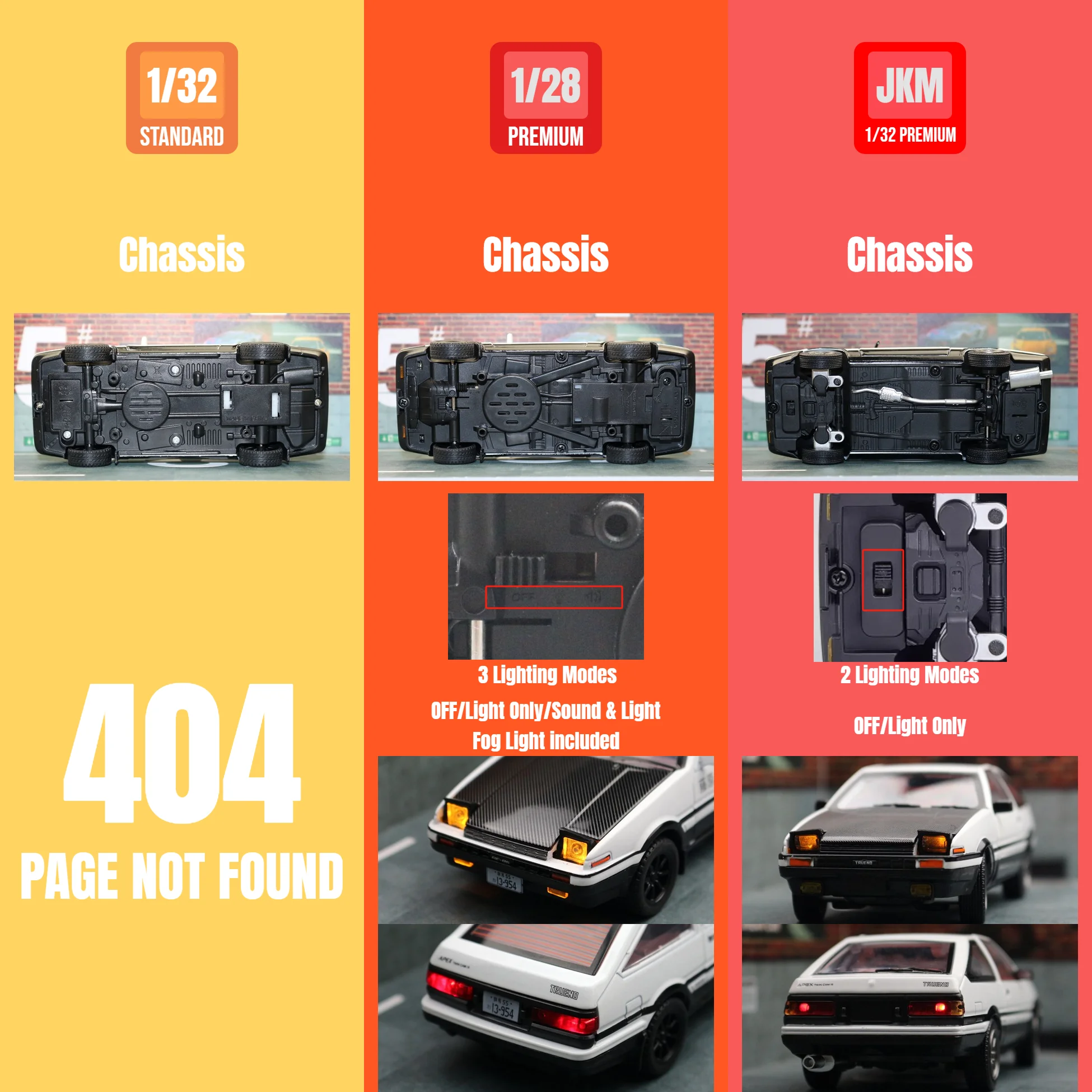 1/32 Initial D AE86 Toy Car Diecast Toyota Miniature Model Pull Back Sound Light Doors Openable Educational Collection Gift Kid 6