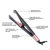 2 in 1 Hair Straightener And Curler Twist Straightening Curling Iron Professional Negative Ion Fast Heating Styling Flat Iron 5